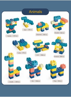 GROIC 300PCS Building Blocks Set with 1 Storage Box, Toy Gift Set,STEM Toys Educational Toys Sets Solid Plastic Sensory Toys for Preschool Kids Boys and Girls  - Image 5