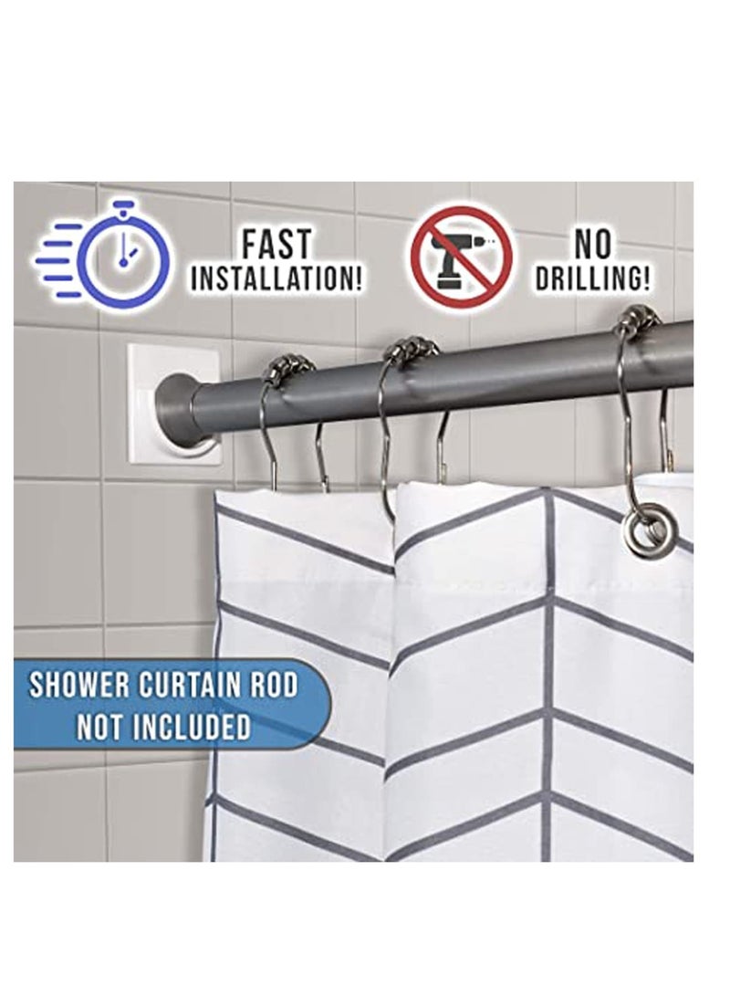 Suntown 2 Pack Tension Holder Rod Mount Retainer for Wall No Drilling - Image 3