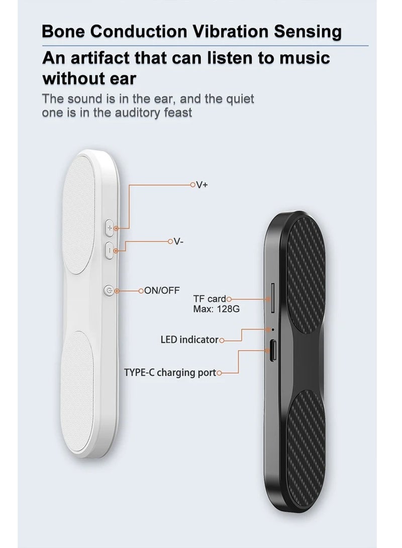 Wireless Sleep Speaker with Bone Conduction, Bluetooth, Stereo Bass Under Pillow Sound Box for Better Sleeping During Travel and Home, Support TF - Image 3
