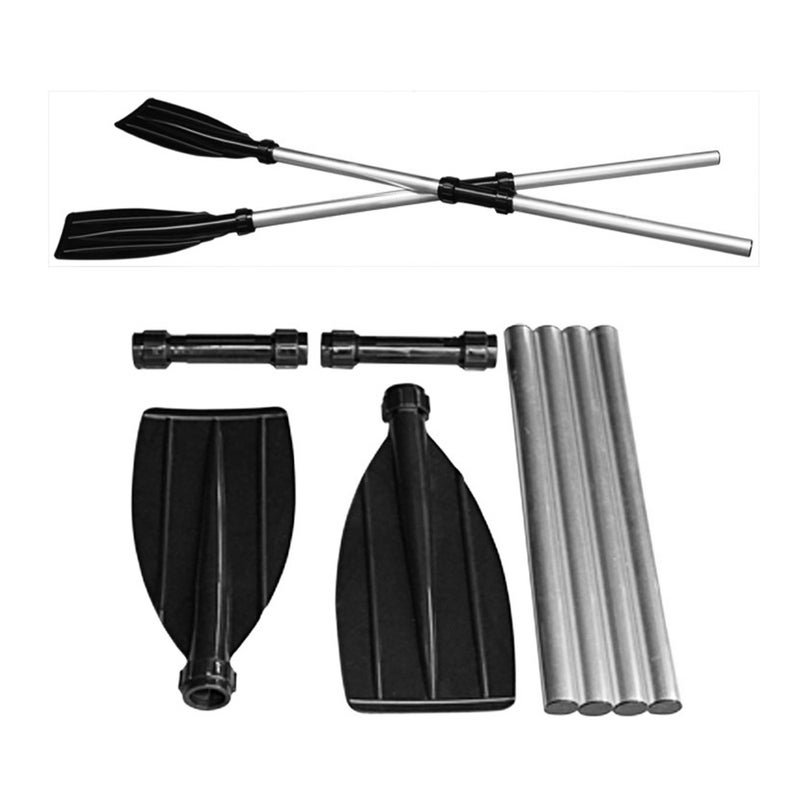 2Pcs Detachable Oars Rubber Boat Thickened Aluminum Alloy Paddle Fishing Boat Strong Hand Paddle Rafting Paddle Boating Accessories - Image 3