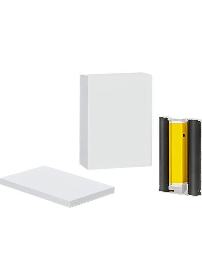 Huiwei Color Photo Paper Set For Xiaomi Mijia Photo Printer, Thermal Sublimation Dye Ribbon, Inkless Printing, Automatic Photo Printer Paper, 6-inch 40 Sheets