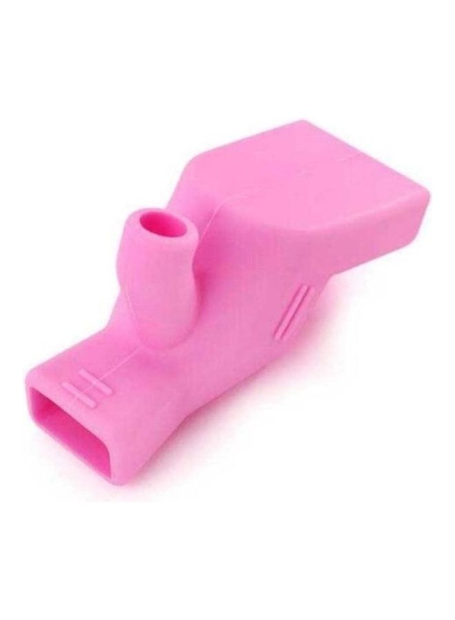 NIBEMINENT Silicone Kitchen Faucet Extender Pink - Image 1