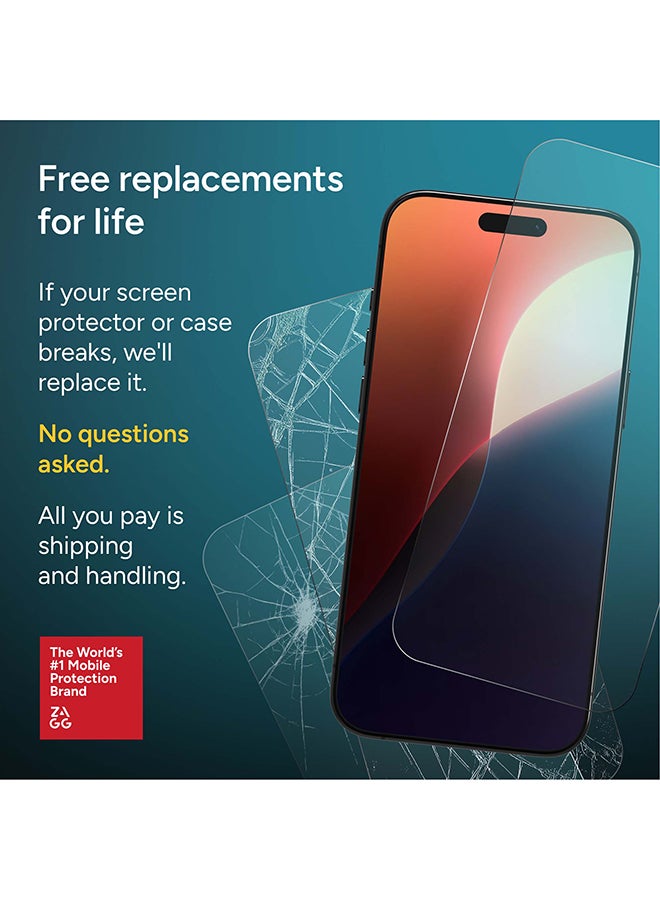 ZAGG iPhone Air Case – Crystal Palace Snap MagSafe Compatible Clear Cover with Graphene Strength, 13 ft Drop Protection & Anti-Yellowing – Clear - Image 5