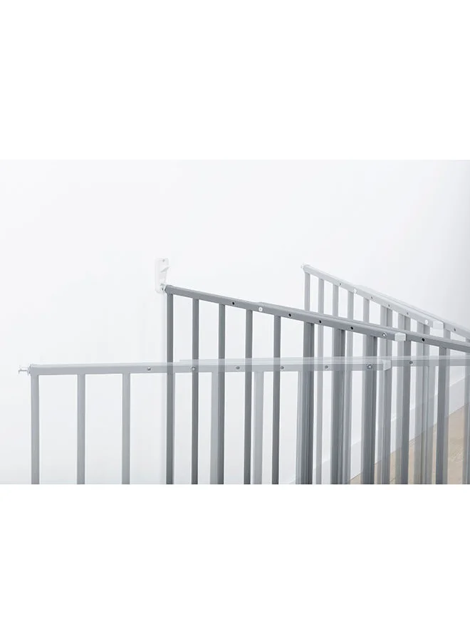 Badabulle Safe And Protect Xl Safety Gate, Grey