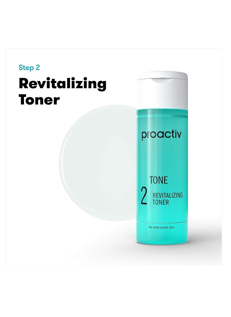 Proactiv Step Acne Treatment Benzoyl Peroxide Face Wash Repairing Acne Spot Treatment for Face and Body Exfoliating Toner 30 Day Complete Acne Skin Care Kit  - Image 3