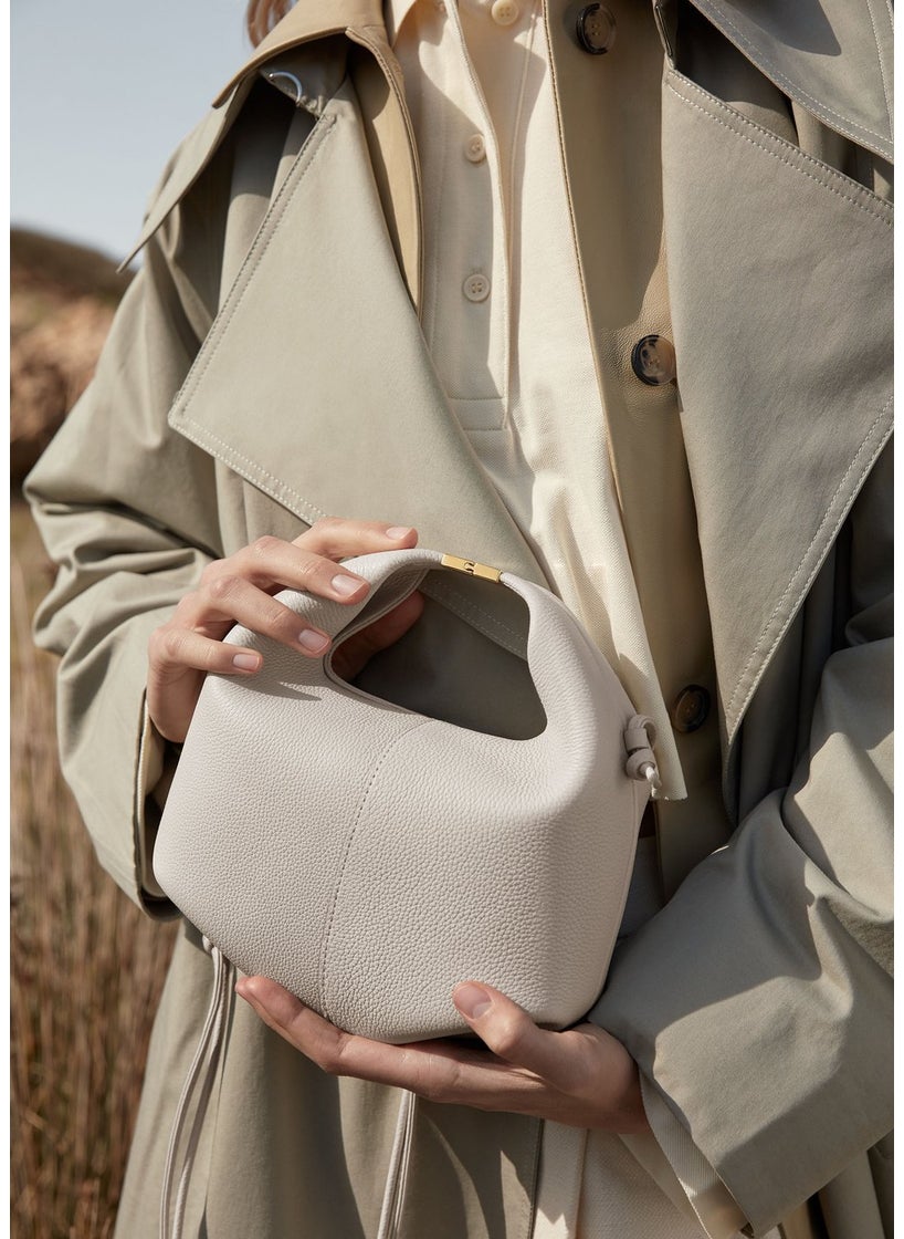 Generic - Polene Paris Leather Bento Bag for Women White - Image 1