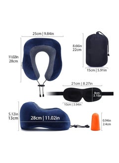 Arabest Travel Pillow Luxury Memory Foam Neck & Head Support Pillow Soft Sleeping Rest Cushion for Airplane Car & Home Best Gift  - Image 5