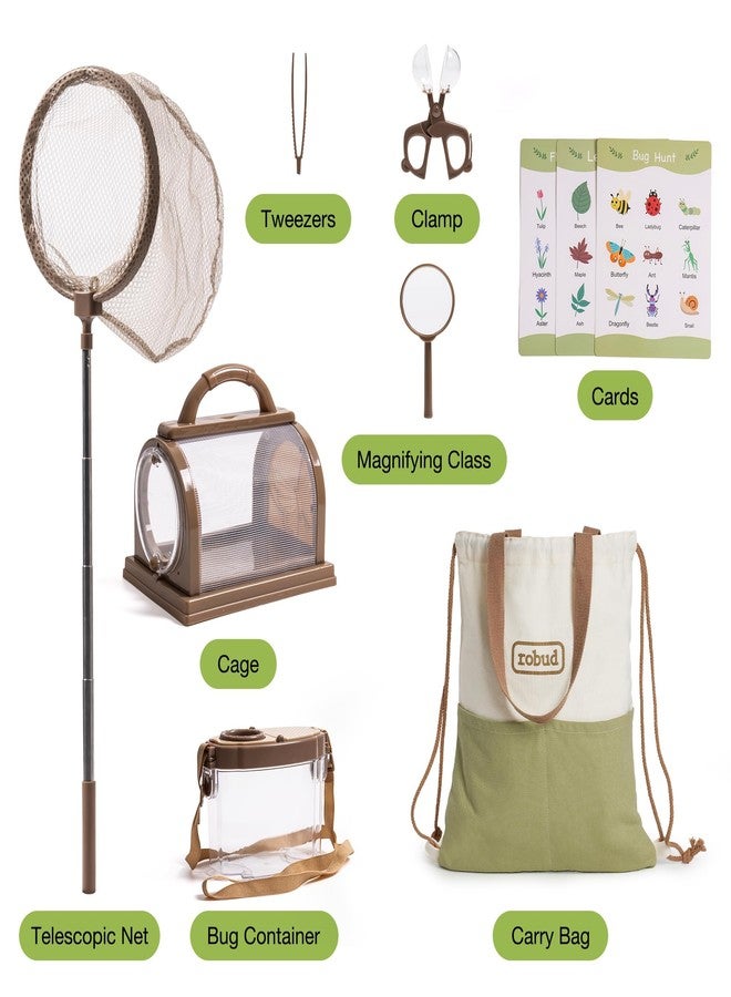 ROBUD Kids Explorer Kit, Bug Catcher Kit with Bag Kit, Outdoor Exploration Set for Camping, Montessroi Toy for Kids Coming Closer to Nature，WRP07 - Image 3