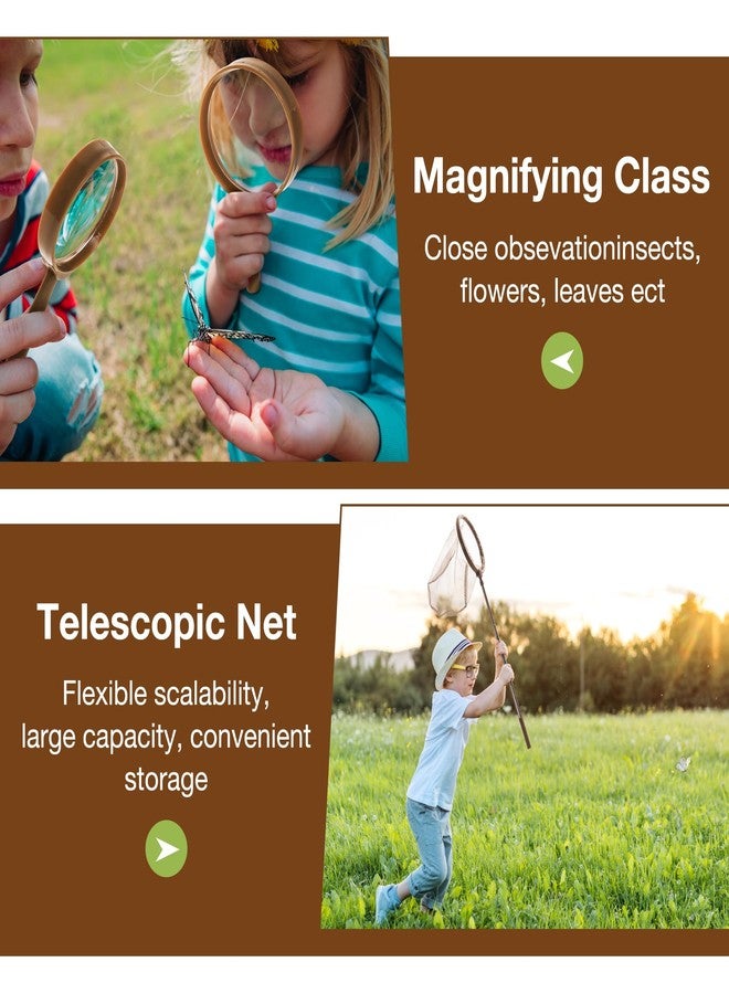 ROBUD Kids Explorer Kit, Bug Catcher Kit with Bag Kit, Outdoor Exploration Set for Camping, Montessroi Toy for Kids Coming Closer to Nature，WRP07 - Image 5