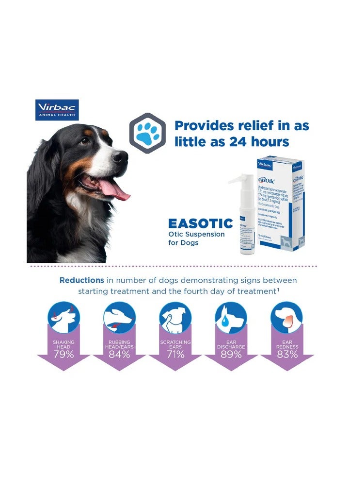 Virbac Easotic Suspension Ear Drops for Dogs 10 ml - Image 4