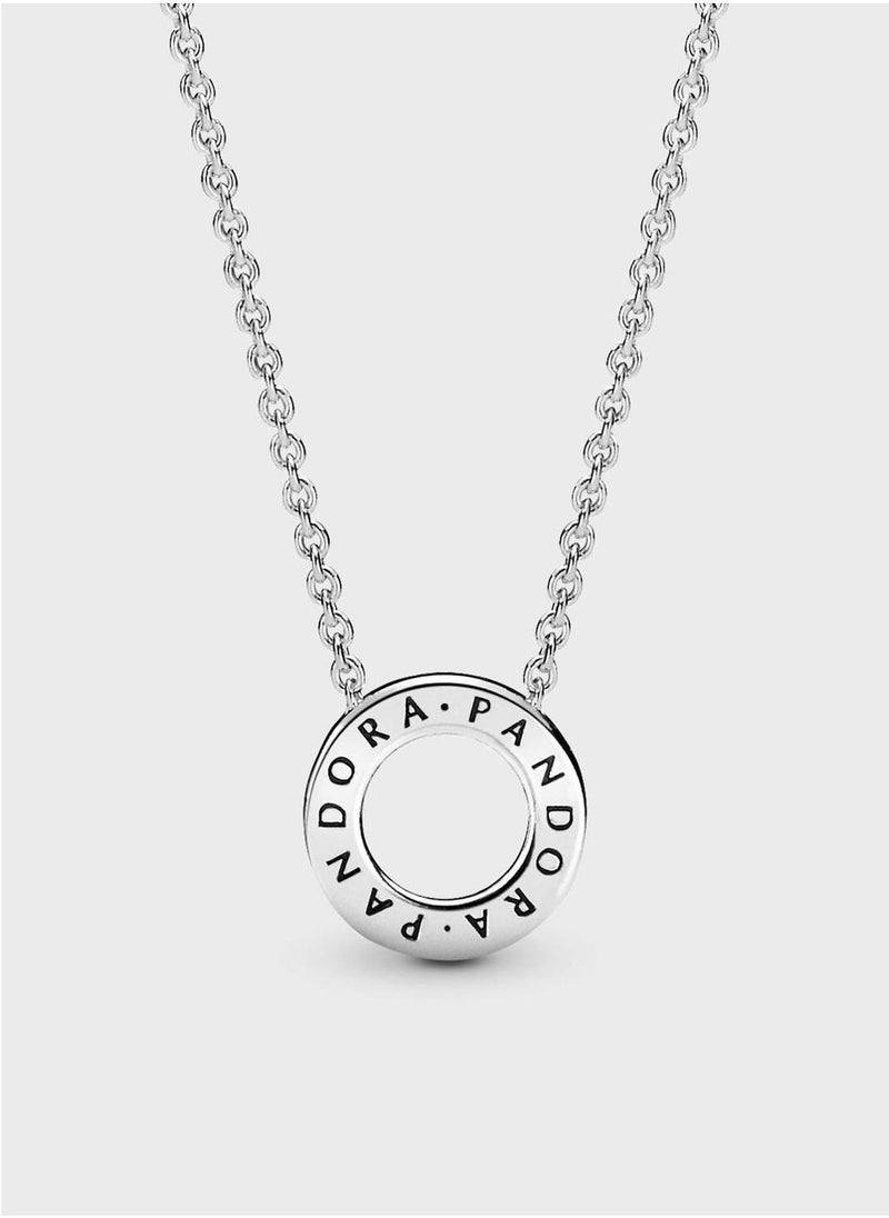 PANDORA Pandora Logo Pavè© Circle Collier Necklace  - Image 2