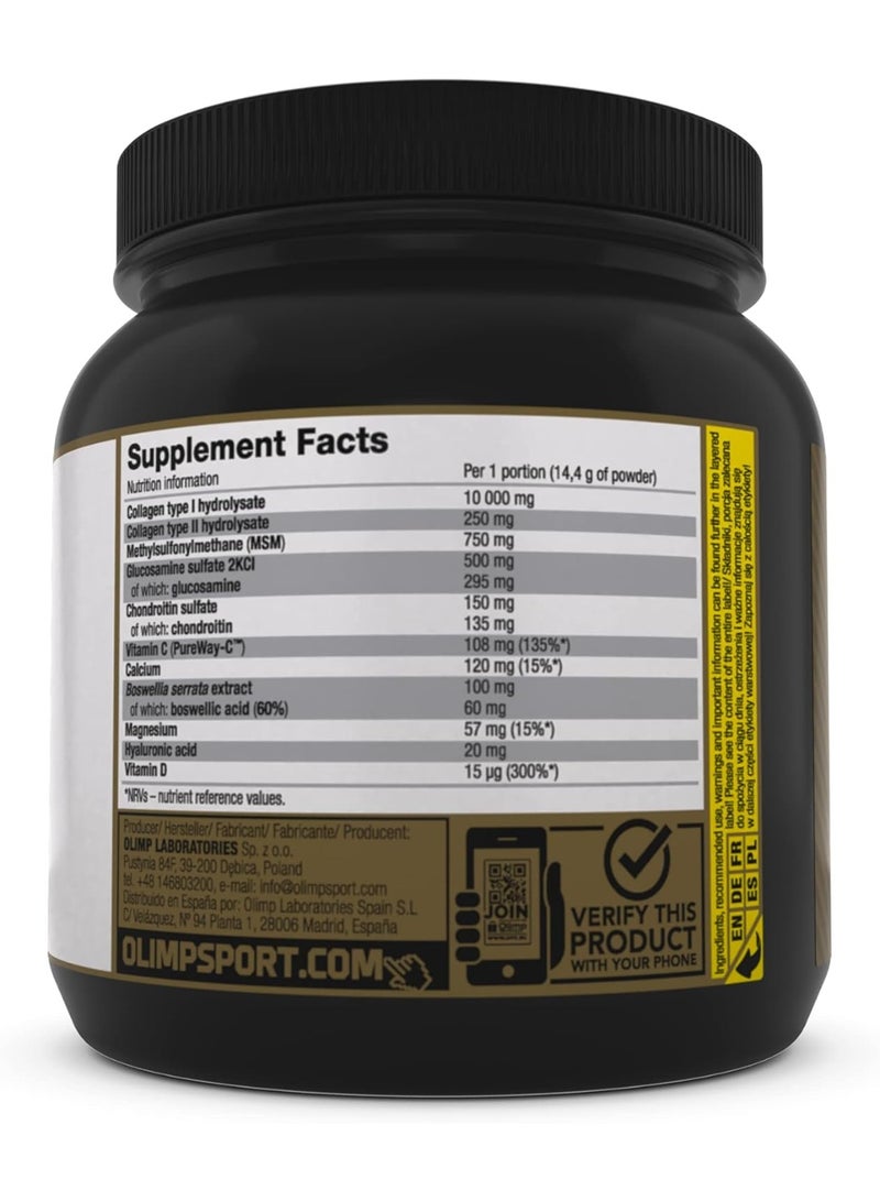 أولمب مسحوق فليكس باور لدعم المفاصل - ٥٠٤ غرام بنكهة البرتقال | كولاجين مُحلل، MSM، جلوكوزامين، وكوندرويتين لصحة الغضاريف والأربطة - Image 2