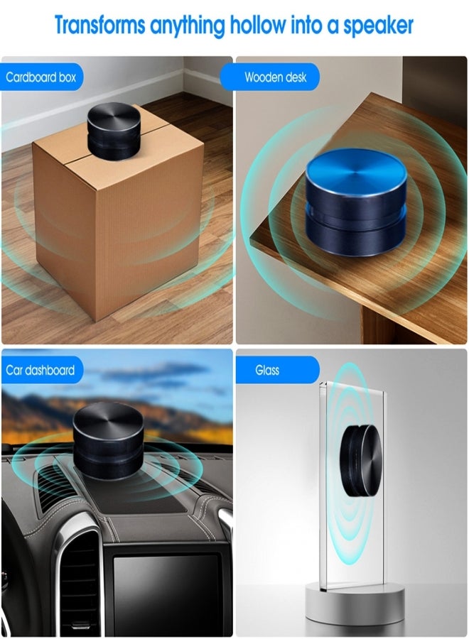 Pack Wirelessly BT Speaker Bone Conduction Speakers Mini Portable Loud Stereo Sound Built-in Mic Sound Box Red - Image 5