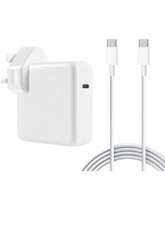 XICEN شاحن USB C Mac Book Pro بقوة 96 واط، محول طاقة شاحن Mac سريع الشحن متوافق مع MacBook Pro 16/15/14/13 بوصة وMacBook Air 13 بوصة، محول شحن لأجهزة الكمبيوتر المحمول/الكمبيوتر اللوحي/الهاتف الذكي مع منفذ USB C  - Image 1