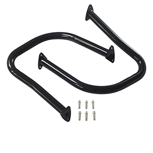 AIRCMT 1 Pair Rear Highway Bars Saddlebag Crash Bars Engine Guards for Indian Chief Vintage Chieftain 20142021 Roadmaster 20152021 Dark Horse Springfield 20162021 Challenger 2020Gloss Black
