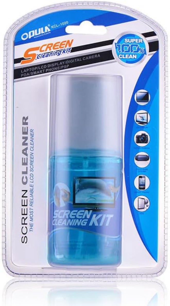 opula Screen Cleaning Kit, Small Spray and Towel for Laptops, Smartphones and Computers - 100% Premium Quality, KCL 1021 - Image 2