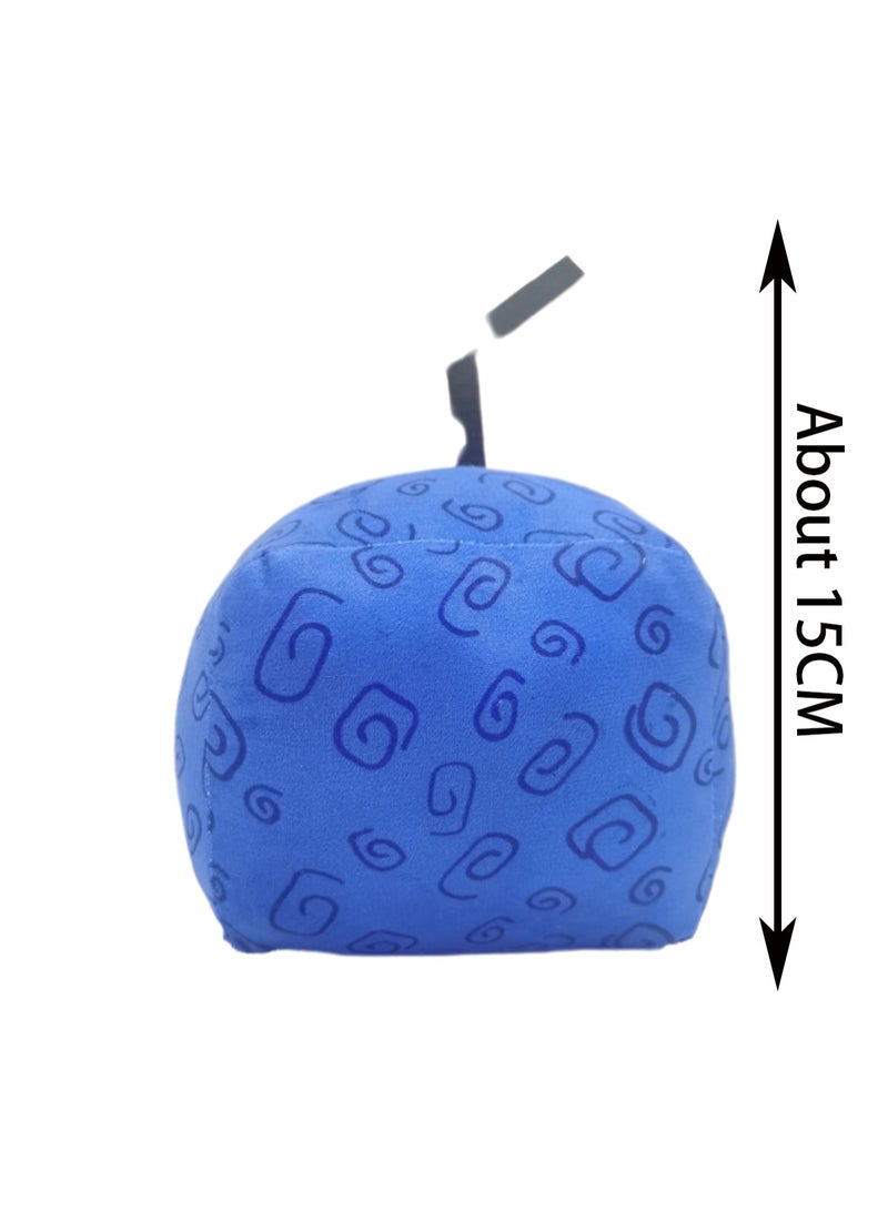 general 15cm Dark Blue Dizzy Box Plush Toy, Blox Fruits Plush Toy Fruit Props Plush Doll Boy Girl Birthday Gift - Image 2
