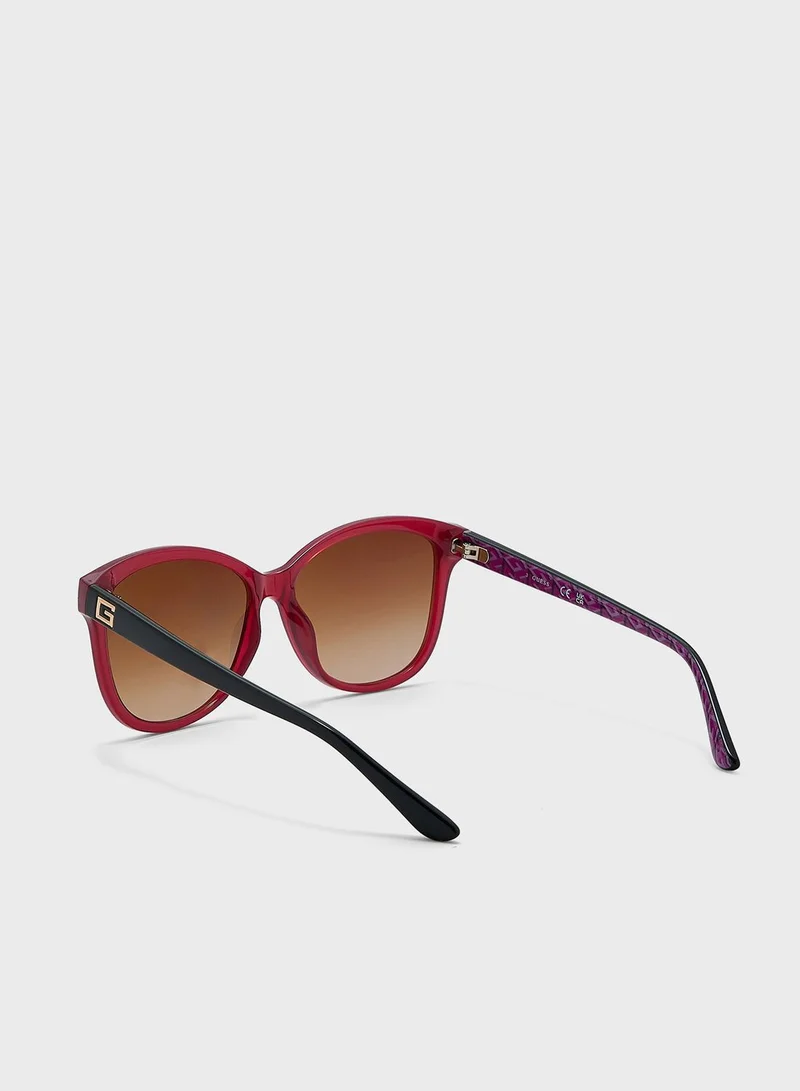 GUESS Butterfly Shape Sunglasses