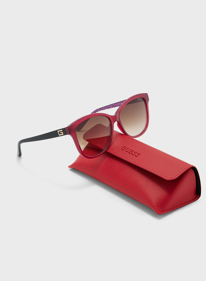 GUESS Butterfly Shape Sunglasses