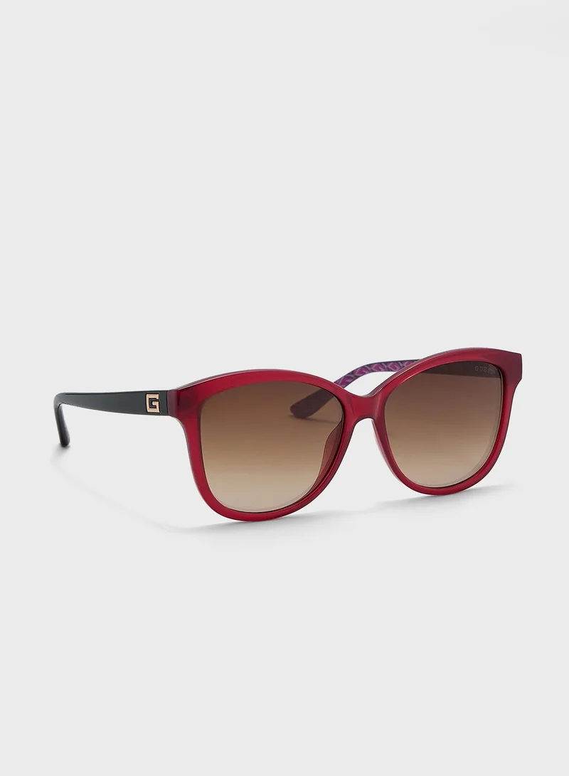 GUESS Butterfly Shape Sunglasses