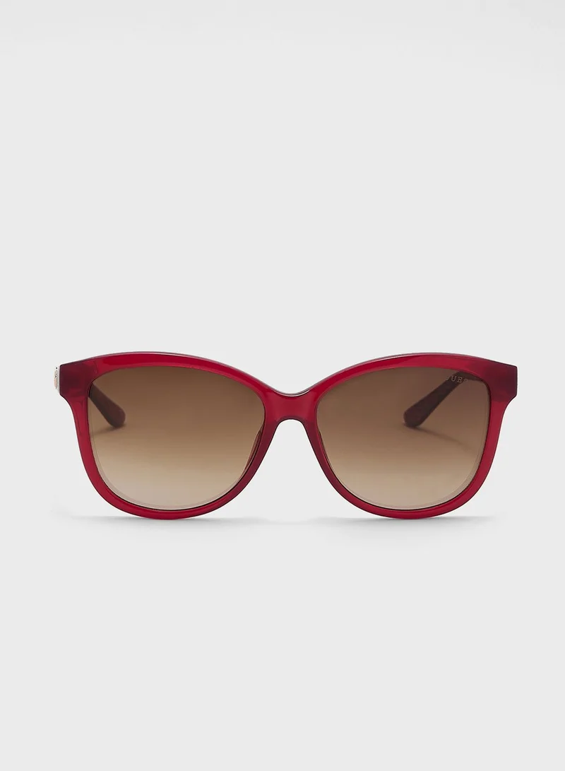 GUESS Butterfly Shape Sunglasses