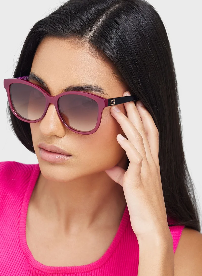 GUESS Butterfly Shape Sunglasses