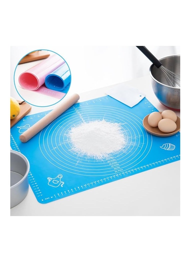 Silicone Baking Mat For Pastry Rolling With Measurements Liner Heat Resistance Table Placemat Pad Board REUsable Non Stick Housewife