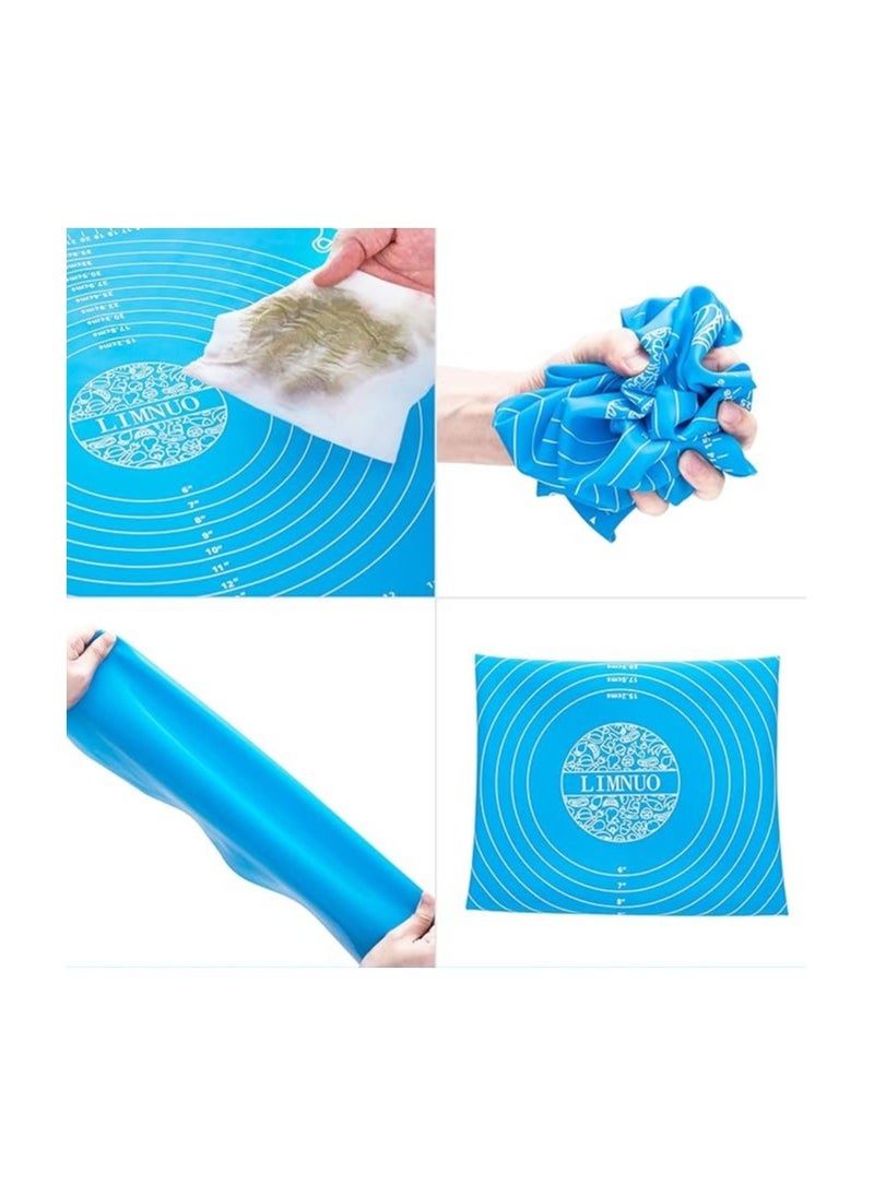 Silicone Baking Mat For Pastry Rolling With Measurements Liner Heat Resistance Table Placemat Pad Board REUsable Non Stick Housewife