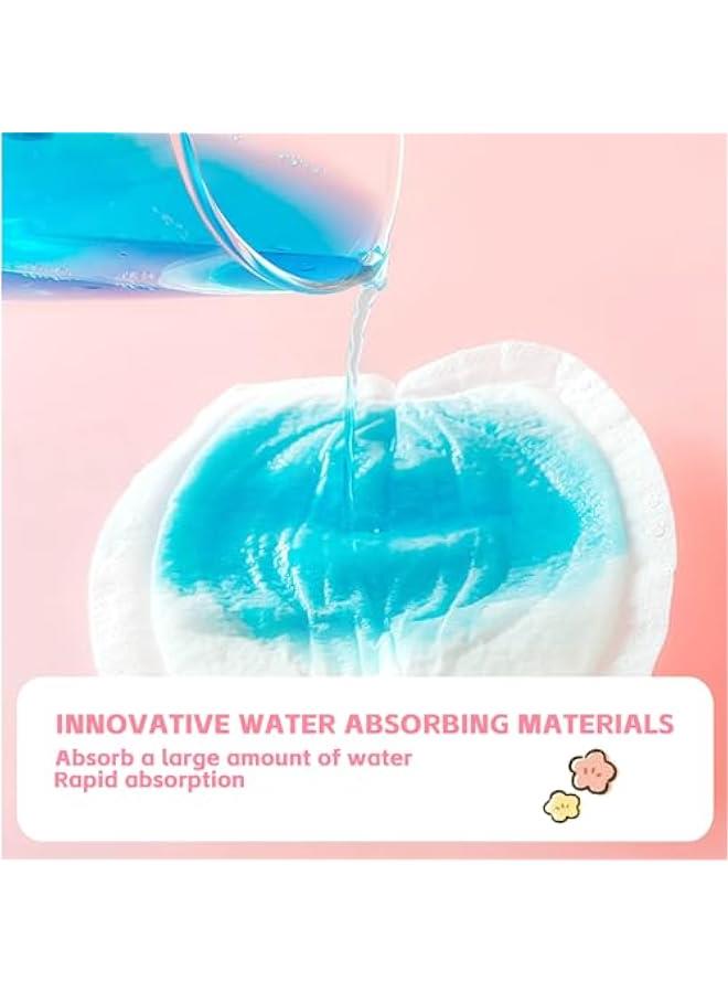 رينكس وسادات رضاعة للاستعمال مرة ة، وسادات اعمة محمولة، وسادات رضاعة فائقة الامتصاص، اعمة للشرة الحساسة، محكمة الغلق شكل في للظافة والسفر 100 قطعة) - Image 3