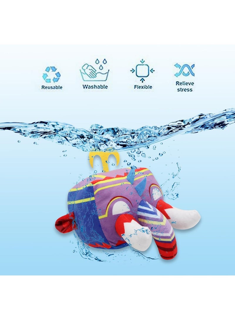 2024 لعبة فواكه قطيفة جديدة، 6 بوصات / 15 سم من بلوكس لعبة قطيفة على شكل حيوانات محشوة، لعبة وسادة قطيفة ناعمة على شكل فواكه لمحبي الأطفال والكبار هدية عيد ميلاد قابلة للتجميع - أنف الفيل - Image 5