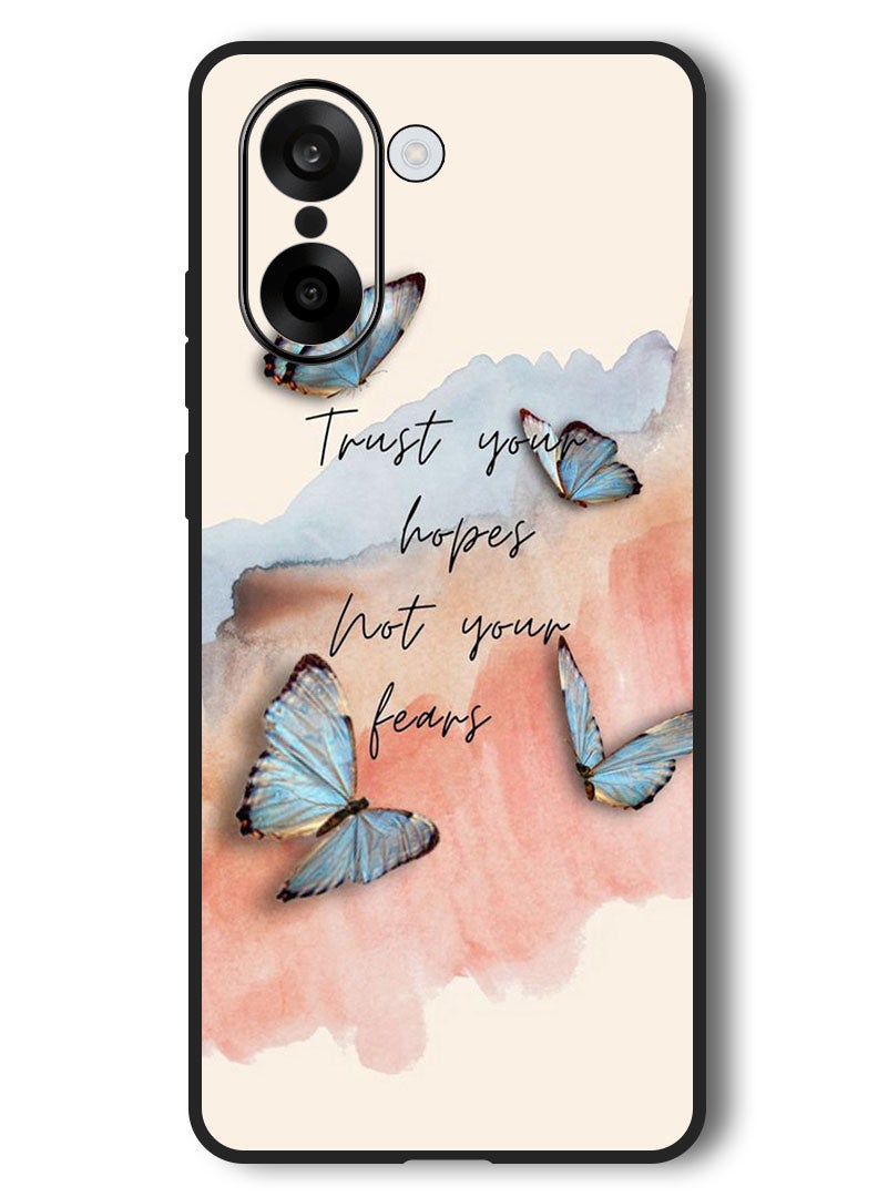 Theodor Case Compatible with OnePlus Nord CE 5 6.77 Inch Protection Shockproof Bumper Cover Trust hopes - Image 1