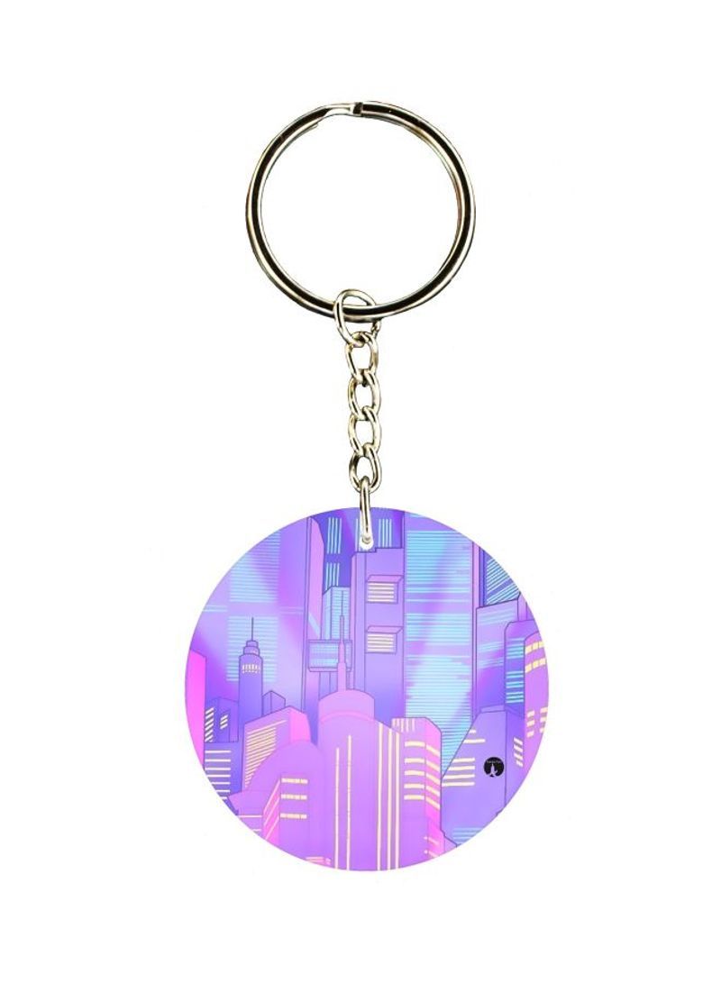 RKN Printed Plastic Keychain
