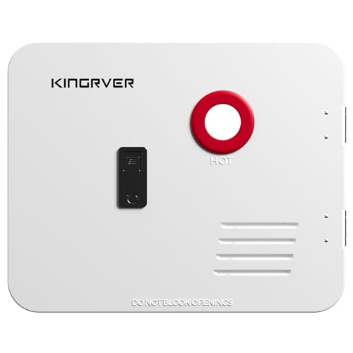 KINGRVER 15 x 18 Inches White Door kit - This Only for KINGRVER RV Tankless Water Heaters without Door, Water Heater not Included, Galvanized Steel - Image 1
