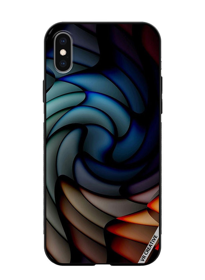 VR CREATIVE غطاء حماية لجهاز آبل آيفون X/XS بتصميم متعدد الألوان - Image 1