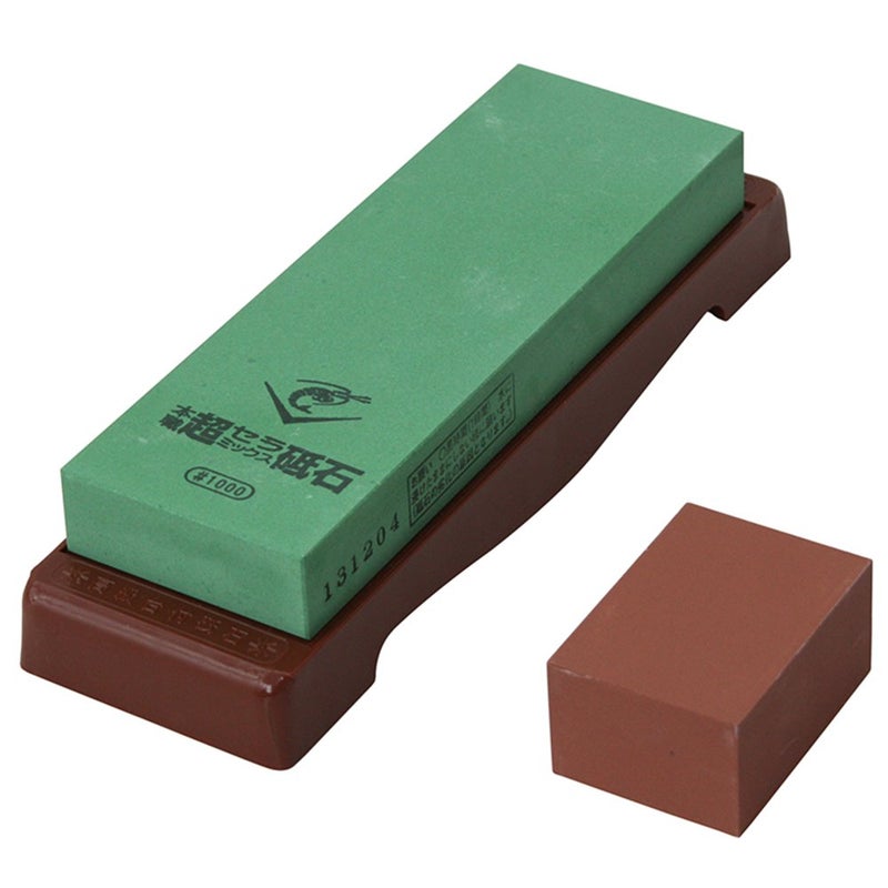 1000 Grit Super Ceramic Water Stone with a Base Japan Import