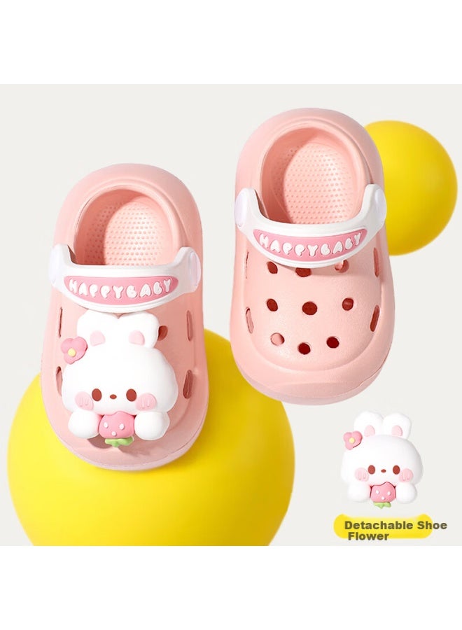 Tudouwu Children's Slippers Soft-soled Indoor And Outdoor Non-slip Summer Sandals For Boys And Girls Baby Clogs Rabbit Size 160 - Image 2