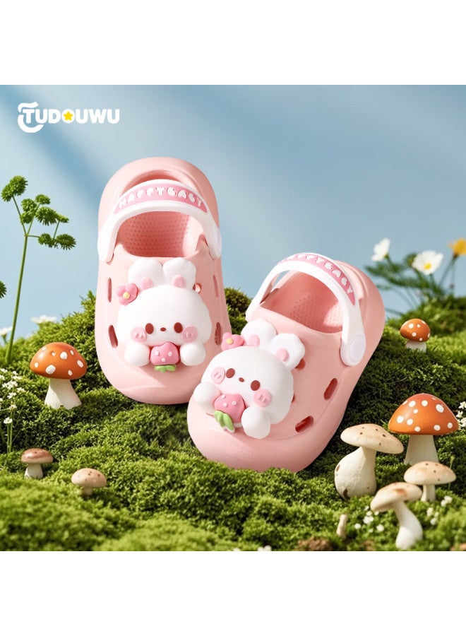Tudouwu Children's Slippers Soft-soled Indoor And Outdoor Non-slip Summer Sandals For Boys And Girls Baby Clogs Rabbit Size 160 - Image 1