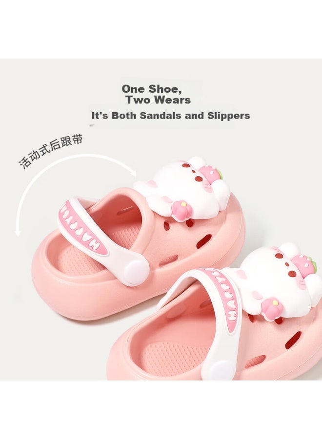 Tudouwu Children's Slippers Soft-soled Indoor And Outdoor Non-slip Summer Sandals For Boys And Girls Baby Clogs Rabbit Size 160 - Image 3