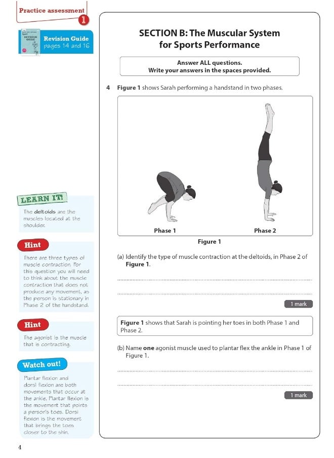 Pearson REVISE BTEC National Sport Practice Assessments Plus U1 - 2023 and 2024 exams and assessments  - Image 4