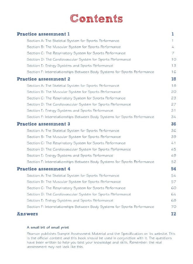 Pearson REVISE BTEC National Sport Practice Assessments Plus U1 - 2023 and 2024 exams and assessments  - Image 2