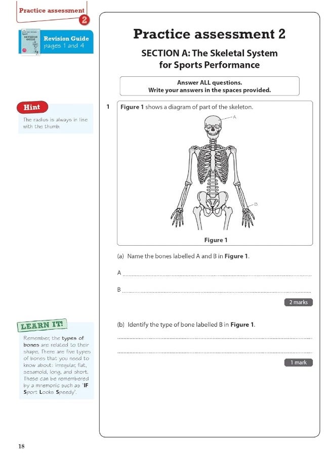 Pearson REVISE BTEC National Sport Practice Assessments Plus U1 - 2023 and 2024 exams and assessments