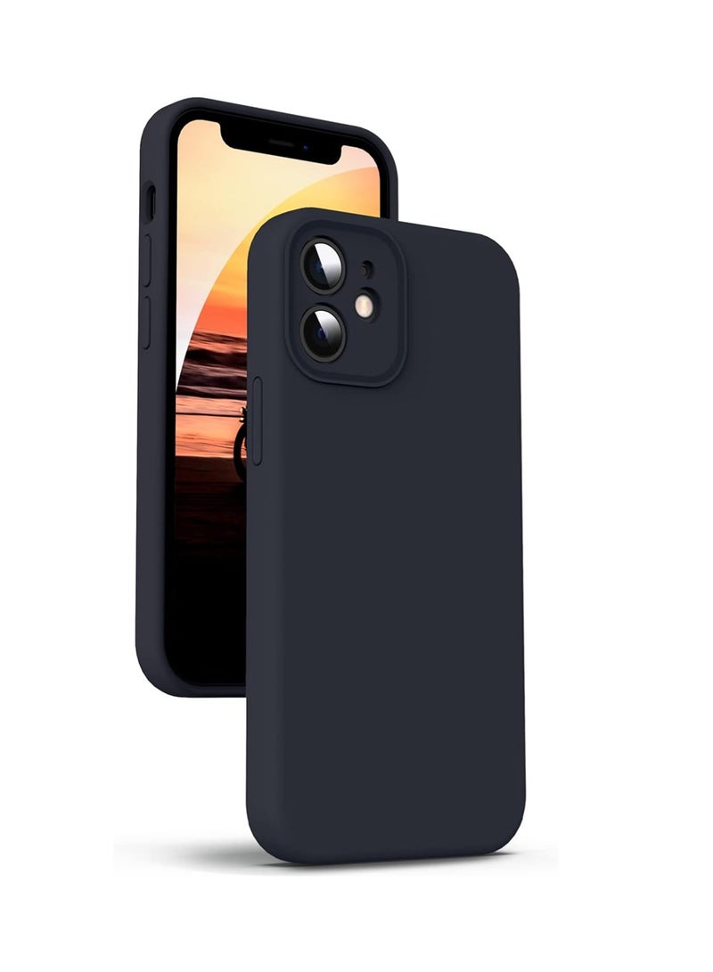 WRISTWISE Case Cover for iPhone 12 - [Camera All-Round Protection] [Soft Microfiber Lining Anti-Scratch] Shockproof Phone Case Cover, Black - Image 1