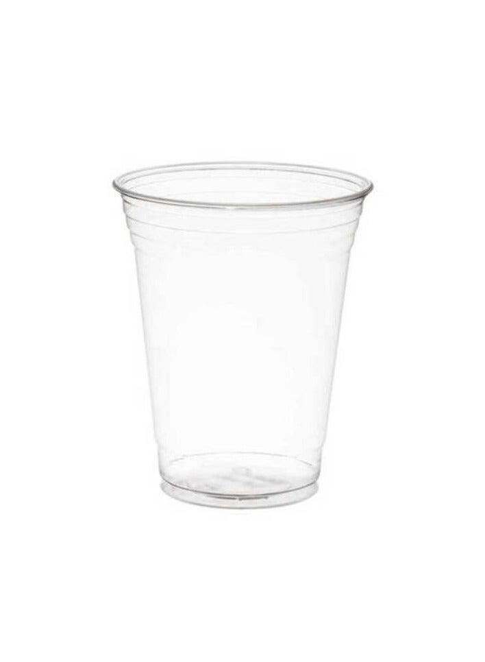 SNH Packing Juice Cup 12 Oz With Lid Clear Strong Disposable - Ideal for iced coffee, smoothies, Bubble Boba tea, milkshakes, frozen cocktails, water, sodas, juices, snacks, dessert and more 50 Pieces - Image 3
