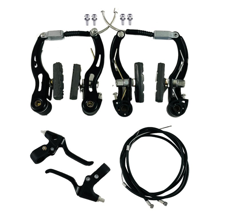 Shrenik Cycle V Brake Power Clutch Wire Pad Complete Set MTB Bicycle - Image 1