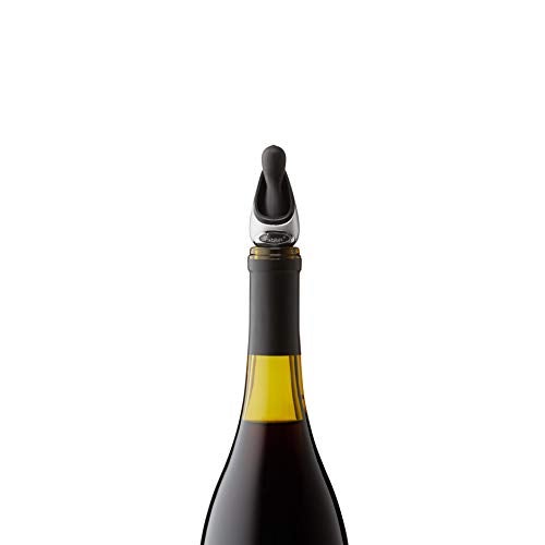 rabbit Metrokane Rabbit Wine Pourer with Stopper, Black, W6116N, 1 EA - Image 4