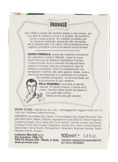 proraso Proraso White Aftershave Conditioner for Sensitive Skin  - Image 3