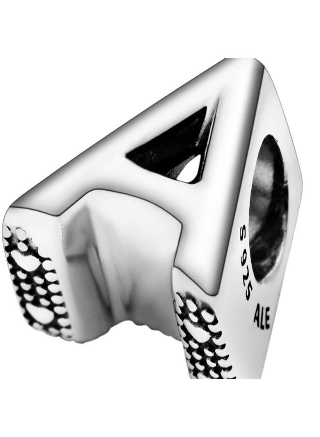 PANDORA Letter A Alphabet Charm - Image 3