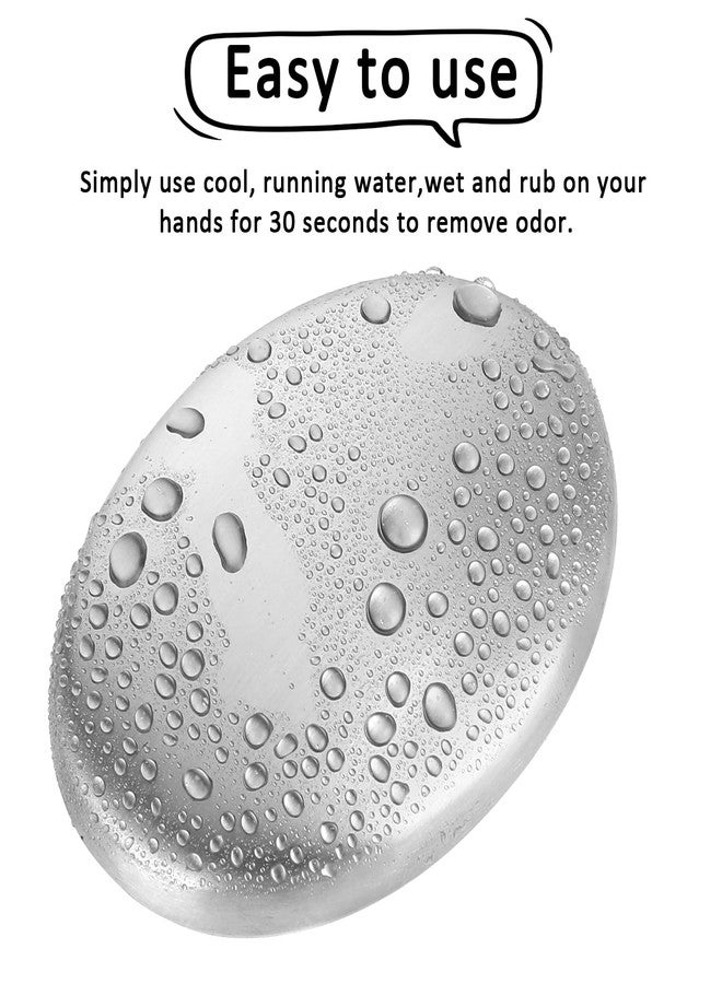 ElevateTech 2 PCS Stainless Steel Soap Bar Odor Absorber Metal Odor Remover Bar Eliminating Odor Fish Onion Garlic Scents from Hands - Image 3