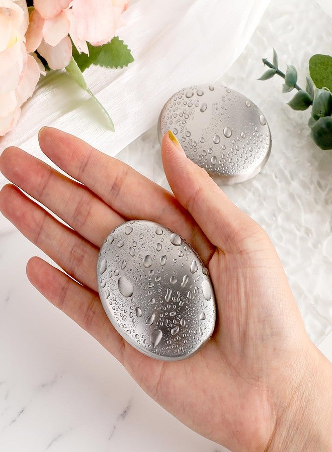 ElevateTech 2 PCS Stainless Steel Soap Bar Odor Absorber Metal Odor Remover Bar Eliminating Odor Fish Onion Garlic Scents from Hands - Image 5
