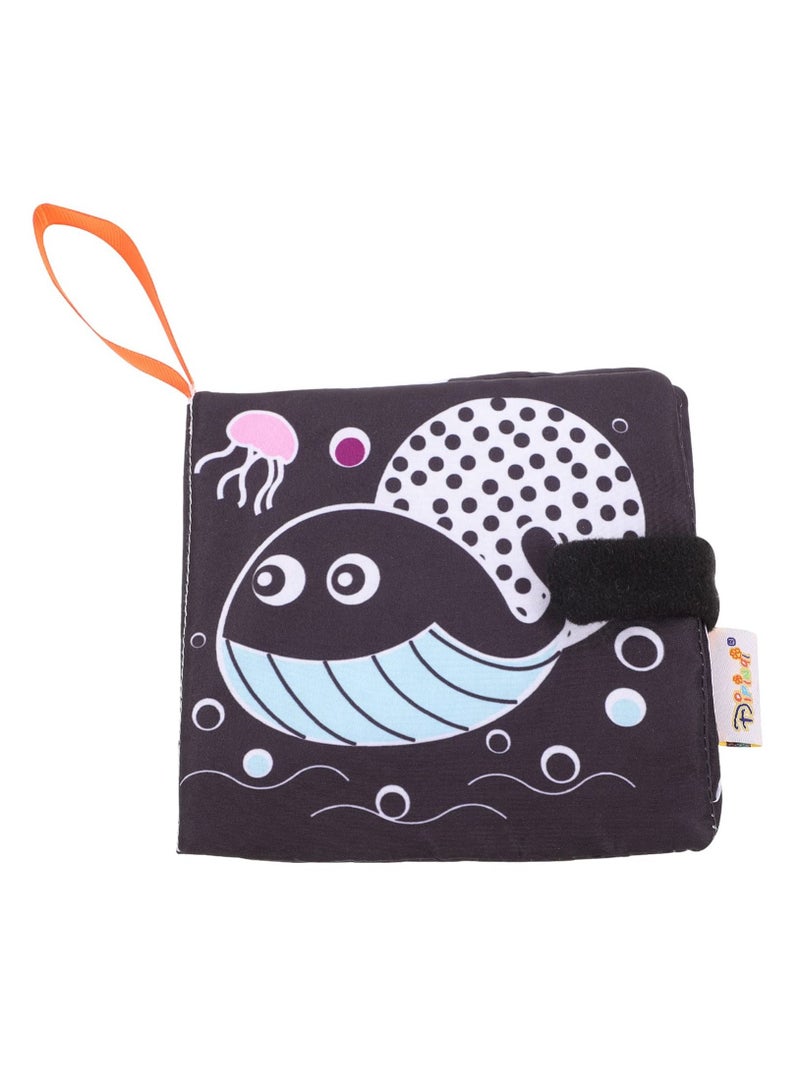 SYOSI Soft Baby Cloth Books My First Bath Books Crinkle Fun Sea Animal Baby Books Early Education Toys for Infant Toddler Kids Children - Image 1